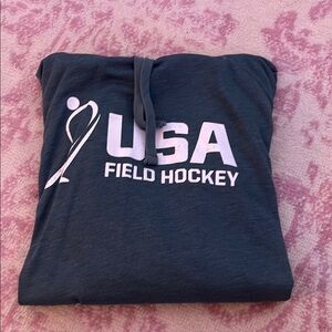 USA Field Hockey Hoodie - Dark Gray (blueish color)